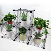 아르세 조립식선반 애견울타리 펜스 옷 화분 수납정리함 [철망], 커넥터 [화이트]