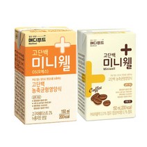 메디푸드 미니웰 바나나 고구마 커피 고단백 환자 노인 영양식 24+24팩, 고구마+고구마