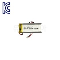 YJ 리튬폴리머배터리 YJ702045 600mAh KC인증 충전지, 1개, 1개