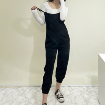 VANANA2 여성 트레이닝 조거 멜빵 점프수트