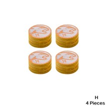 PREOATDR Victory 3142 Z2 당구 팁 2 개상자 14mm HMS 풀 큐 스틱 팁 8 레이어 큐 팁 전문 당구 액세서리, 4PCS H
