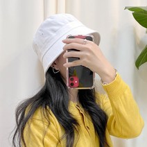베이직 숏챙 버킷햇 | 남녀공용 무지 사계절 면 벙거지모자