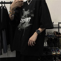 홍대 힙합 반팔 티셔츠 올드스쿨 트라이벌 너바나 메탈 스타일 스켈레톤 일본 빅사이즈 30대