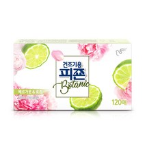 피죤 건조기용 드라이시트 보타닉 핑크부케 120p, 1개