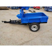 경운기트레일러 관리기 추레라 농업 농사 관리기 운반, 경운기의 색상은 무작위 1.4x0.8x0.3, 1개