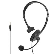 ES-01A4/헤드셋/상담사/콜센터/상담원/TM/전화상담/텔레마케터/상황실/스마트폰/PC/노트북/변환어댑터포함