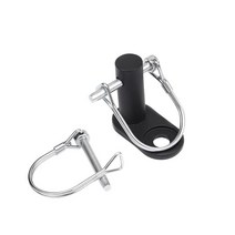 자전거 트레일러 히치 커넥터 사이클링 어댑터 액세서리(검은색), 검은색, 1개