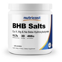 뉴트리코스트 케톤솔트 (BHB Salts), 500g, 1개