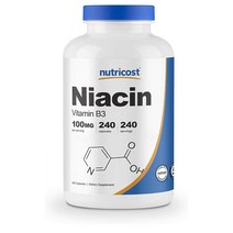 해외 Nutricost 비타민 B3 나이아신 100mg 240캡슐