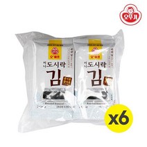[오뚜기] 오쉐프 미니 도시락 김 2gx10 x 6, 없음