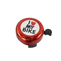 레트로자전거벨 bike bell love 알루미늄 합금 mini i love my bike universal mtb bike road e-bike electric scooter, 빨간색