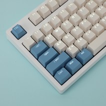 COX CY104 게이트론 기계식 키보드 갈축, Cream Blue, 일반형