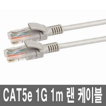 CAT5e 1m UTP랜케이블 인터넷선 공유기허브 컴퓨터 PC