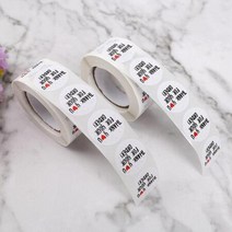 500매 롤스티커 감사 땡큐 스티커 봉인지 배달 고객감동 서비스 택배 주문 쇼핑몰 증정품, L