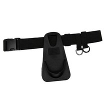 낚시 파이팅 벨트 밸리 탑 허리 지원 보트 낚시를위한 낚시 도구 막대 홀더, 검은 색, ABS 플라스틱, 1개