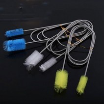 배관 청소브러쉬 청소솔 배관솔 155mm 양면 호스, 화이트CM002307