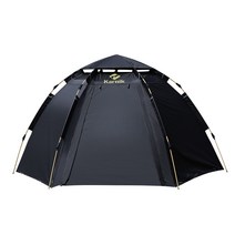 카르닉 투웨이 육각 돔텐트 대형, 블랙, 5~6인용