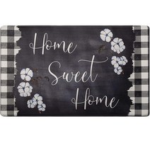 SoHome Cozy Living 바닥용 피로 방지 주방 매트 농가 쿠션 주방 러너 러그 미끄럼 방지 쉽게 닦을 수 있는 청소 1.3cm(1/2인치) 두께의 주방 매트 4