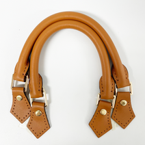 [핸들가게] 천연가죽 명품 미니핸들 가방손잡이 (8007S/34cm), 카멜