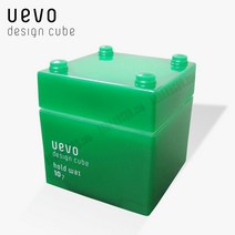 데미 우에보 디자인 큐브 홀드 왁스 80g 남자왁스 uevo 정품, 단품