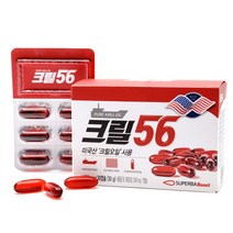 노르웨이 아커사 크릴56 크릴오일 6박스+쇼핑백, 30g, 5세트