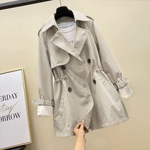 여성 야상 점퍼 봄 가을 간절기 사파리 자켓 오버핏 루즈핏 스트링