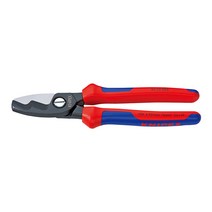 독일 KNIPEX 크니펙스 케이블컷터(단면) 전설공구 95 12 200(이중안락손잡이) 케이블캇타 구리/알루미늄케이블절단 이중컷팅엣지, 95-12-200(이중안락손잡이)