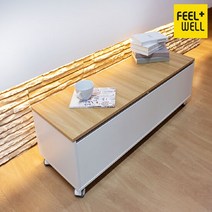 ST6028 테미스이동벤치수납장1200, 색상:아카시아, 1개