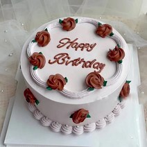 케이크 모형 홈파티 기념일 생일 미니어처 플레이트, 55 잉크그린, 8인치