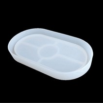타원형 두꺼운 판 diy 실리콘 몰드 미러 트레이 접시 크리스탈 에폭시 수지 몰드, 곰팡이