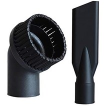 산업용 진공 청소기 라운드 브러시 및 플랫 노즐 세트 내부 44mm 내구성 액세서리, 01 Black