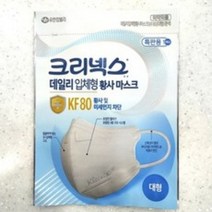 크리넥스 데일리 입체형 황사마스크 KF80 [대형] 1매, 1개, 1개