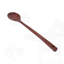 승주공예 전통 목기 생옻칠 둥근 요리스푼, 없음