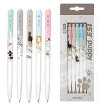 모나미 153 볼펜 퍼피 시리즈 5컬러세트