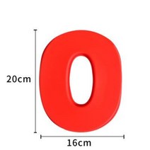 몰드 베이킹틀 4인치 8인치 숫자 케이크 실리콘, 8인치 숫자 0개