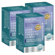 뉴트리딘 프리미엄 프리바이오틱스 프락토올리고당 FOS 플러스, 60정, 3개, 60정