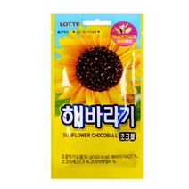 롯데 해바라기 30g 해바라기씨 초코볼