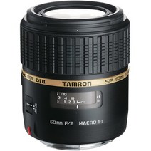 니콘 디지털 SLR 카메라용 탐론 AF 60mm f2.0 SP DI II LD IF 1:1 매크로 렌즈(모델 G005NII), 단색, Nikon DSLR 카메라용