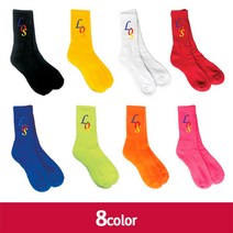 하birthh_형광양말 패션 공연 컬러 남녀 학생 커플 발목 캐주얼 네온♥hajm
