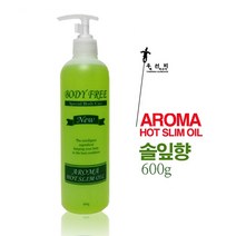바디오일 태반 아로마 에센스 오일 1000ml, 바디오일 바디프리 아로마 핫 슬림 오일 솔잎향 600g