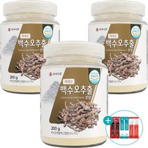 백수오 추출 분말 국내산 HACCP 인증 가루 분말 200g, 3개, 3개