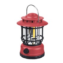 DFMEI 태양광 캠핑등 울트라 롱 항속 조명 충전 캠핑 손말등 무드 캠핑등, 충전형[레드], 1개