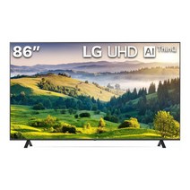 LG전자 86인치 86UQ8000 시리즈 LED 4K UHD 스마트 webOS22 ThinQ AI TV 미사용 리퍼비시, 지방권 스탠드