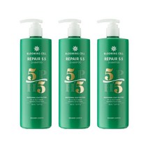 블루밍셀 약산성 탈모방지 예방 완화 비듬 두피 산후 여성탈모 샴푸500ml, 3개