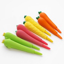 핑크풋 말랑말랑 과일 스퀴시 볼펜 중성펜 0.5mm, 파인애플