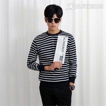 알프렌즈 M특양면 단가라 맨투맨 3color