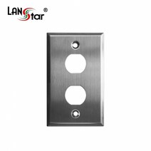 방수용 방수 공사 연결용 l wall plate Stainless steel 2port IP67