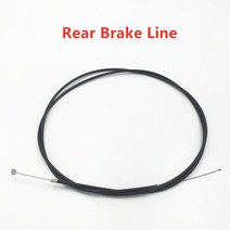 Mercane 와이드 휠 전기 킥 스쿠터 스케이트 보드 호버 브레이크 라인 액세서리 용 오리지널, [02] WD Rear Brake line
