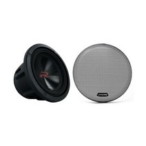알파인 R2-W10D4 10인치 750W RMS 서브우퍼 듀얼 4옴 카 오디오 서브+그릴 R2W10D4