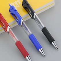 필기감 좋은 볼펜 3색 문구류 안번지는 볼팬, 블랙(a), 본상품선택